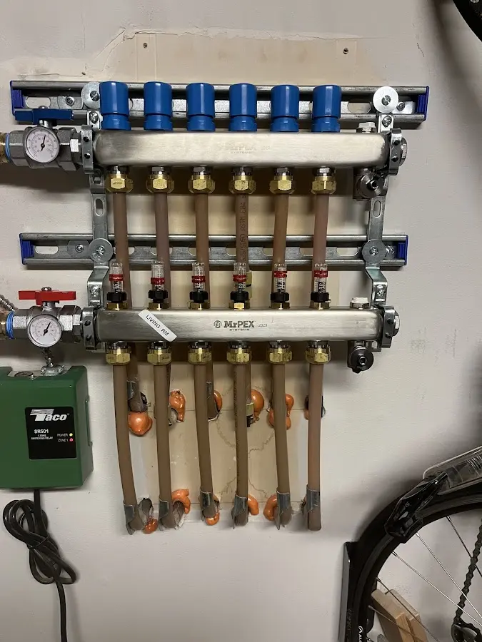 Plumber performing Gas Line Installation at a residential property in Nebraska City